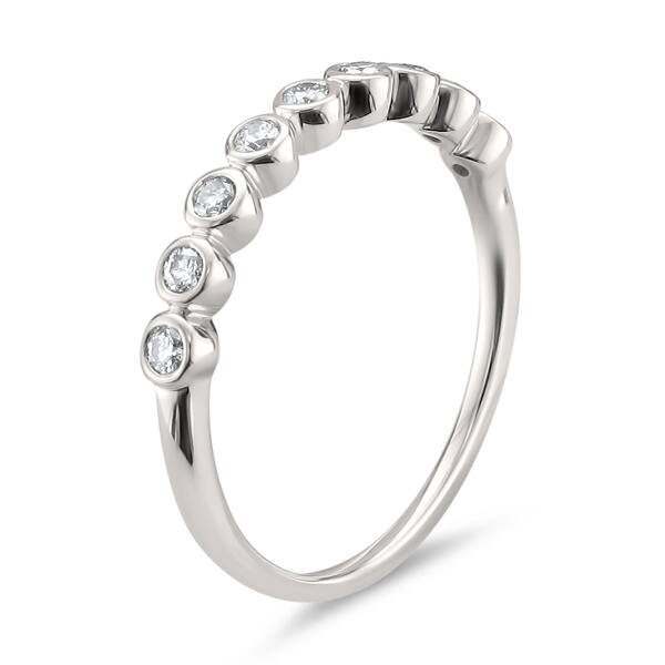 14 KT WHITE Gold w/ Half Bezel 4 Stone Pendant MOUNTING 4.4 mm size For .33 CT 14 KT WHITE Gold w/ Half Bezel 4 Stone Pendant MOUNTING 4.4 mm size For .33 CT