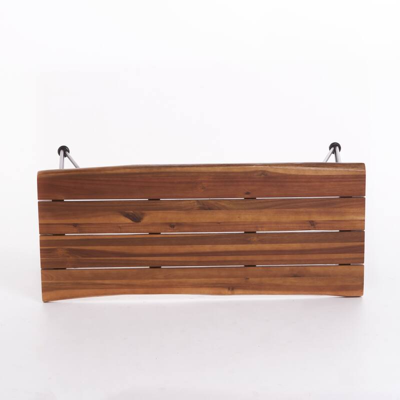 Geania Industrial Acacia Wood Rectangle Coffee Table by Christopher Knight Home