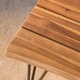 Zion Outdoor Industrial Acacia Wood Rectangle Coffee Table by Christopher Knight Home - Thumbnail 2