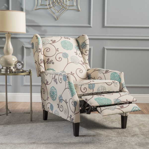 Calliope fabric oversized recliner chair by christopher knight online home