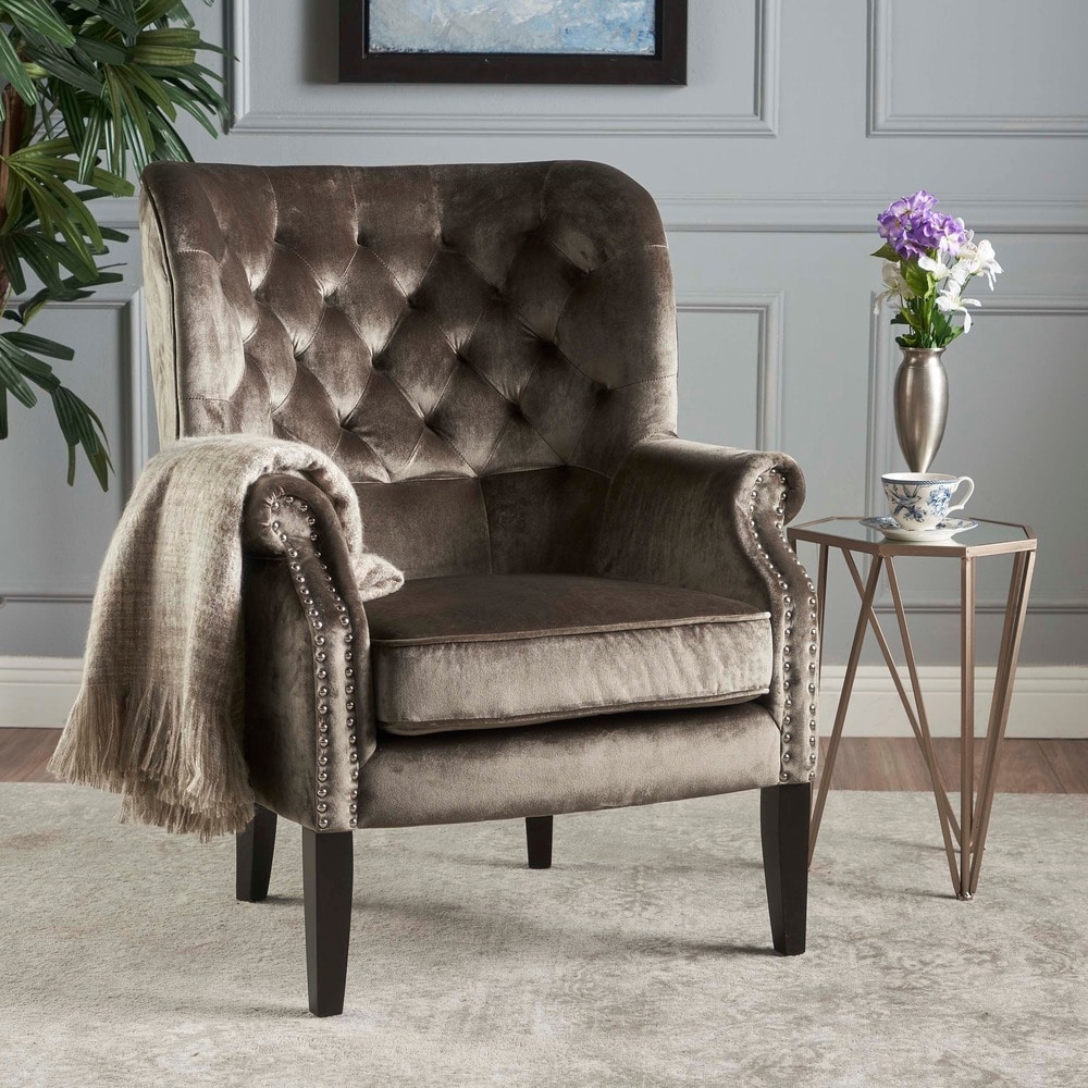 Brayden Mid-century Fabric Club Chair by Christopher Knight Home