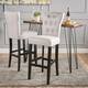 Pia Fabric Bar Stools by Christopher Knight Home (Set of 2) - Wheat