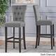 Pia Fabric Bar Stools by Christopher Knight Home (Set of 2)