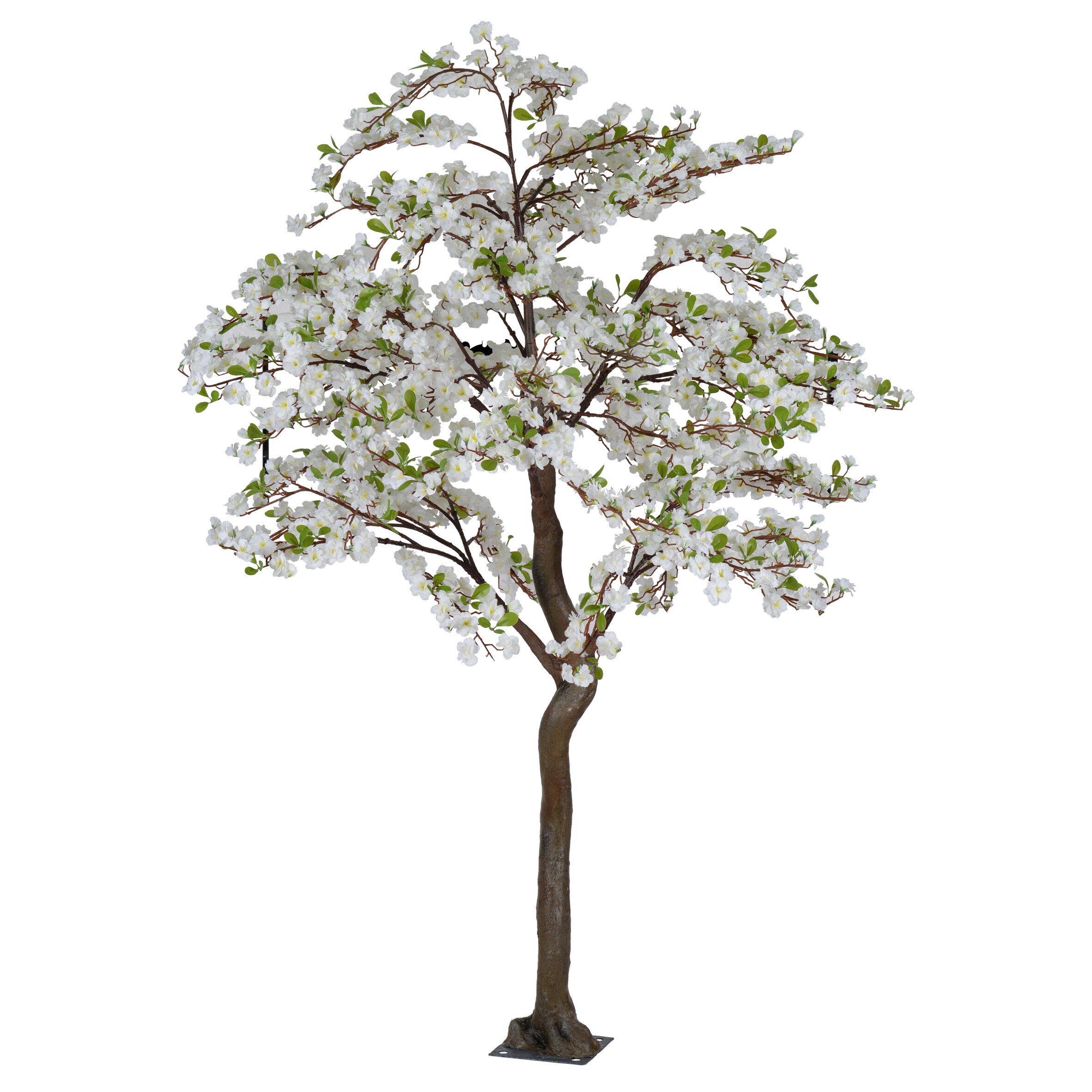 White 7 Foot Faux Apple Blossomtree Overstock