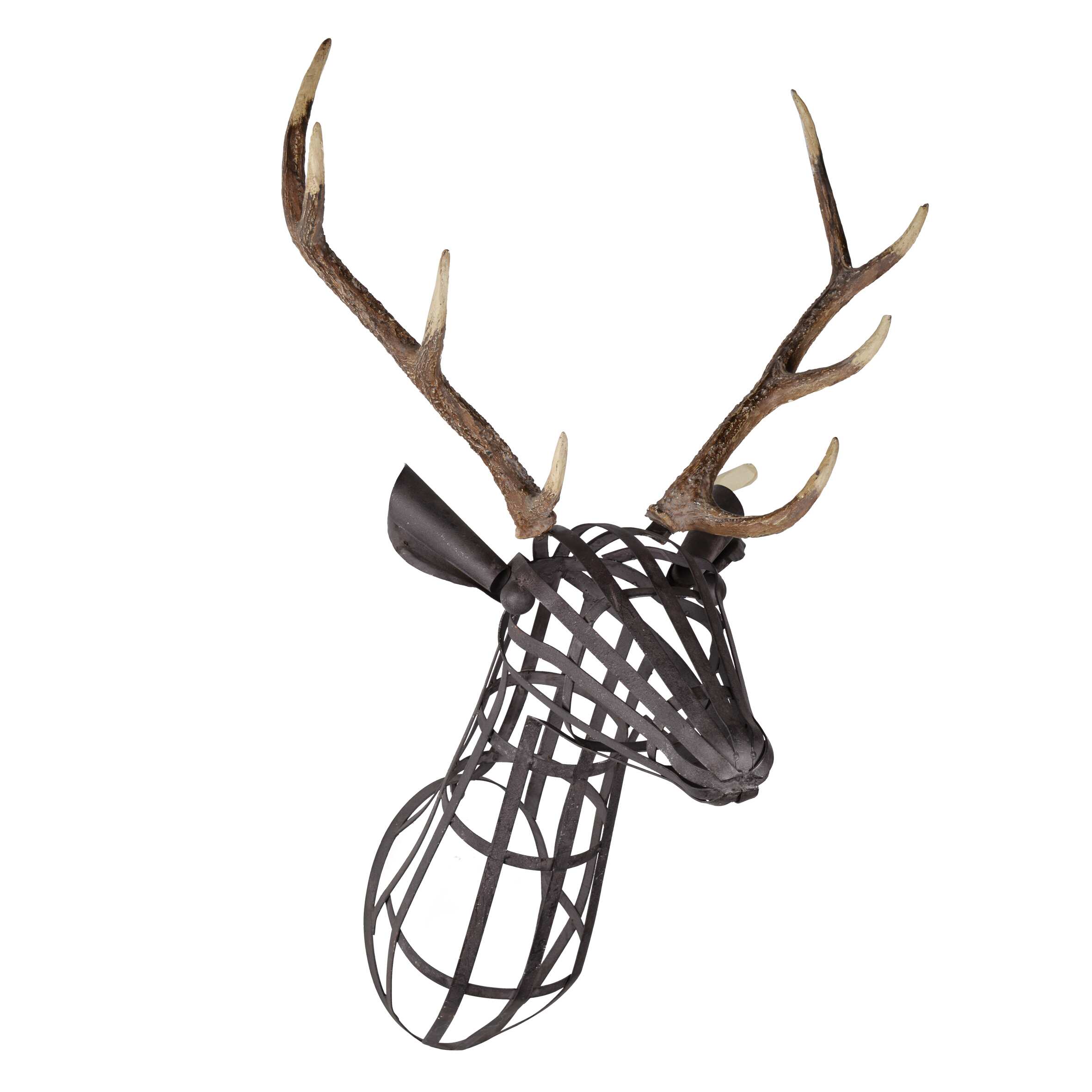 deer head metal art