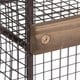 preview thumbnail 3 of 4, Kate and Laurel Linde 2-pack Metal Cage Organizer Wall Shelves