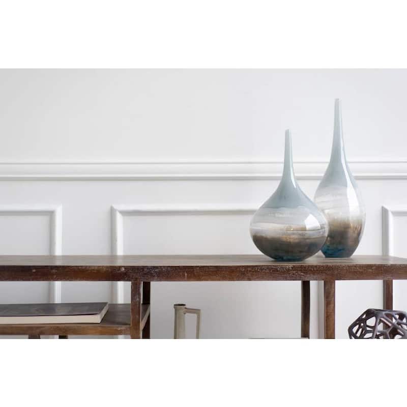 Mercana Erie II Blue Glass Vase