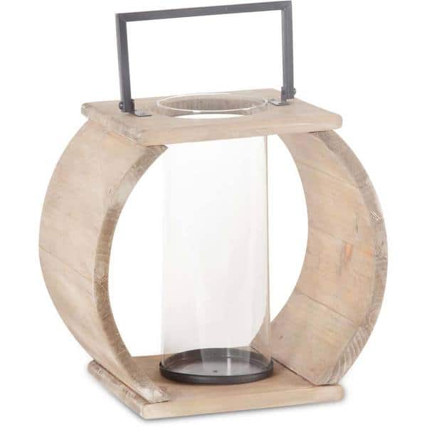 Mercana Brighton (Large) Natural Wood Candle Holder Bed Bath & Beyond