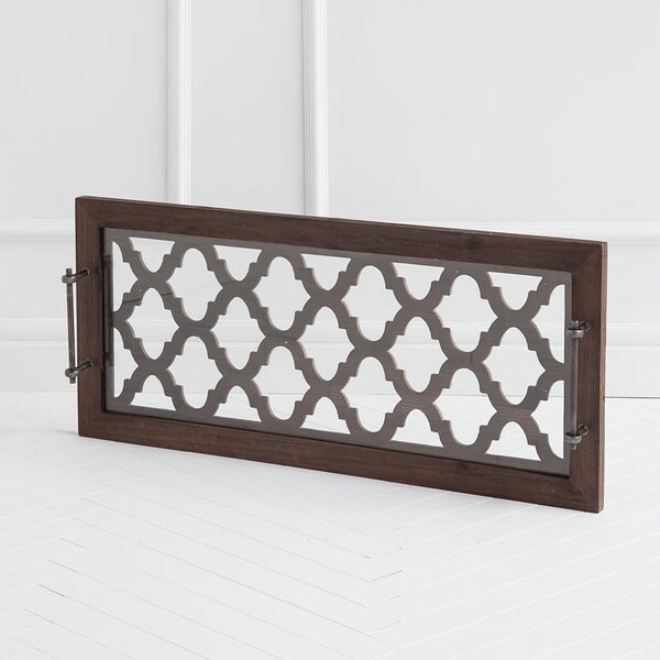 Mercana Stotonic Brown Wood Tray
