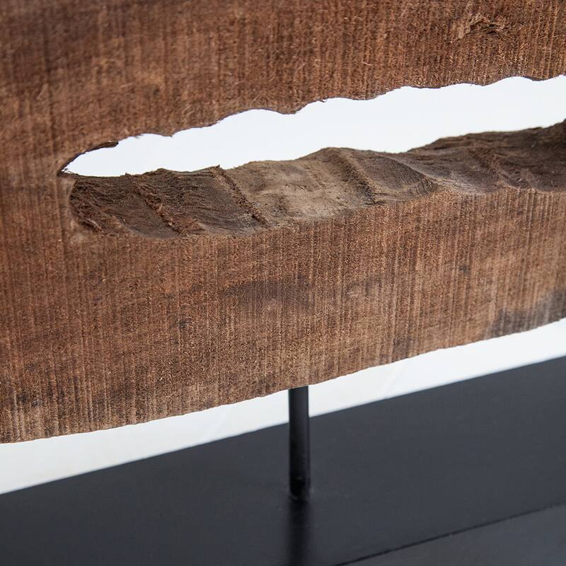Yeadon I Brown Wood Accent Piece - Small