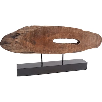 Yeadon I Brown Wood Accent Piece - Small