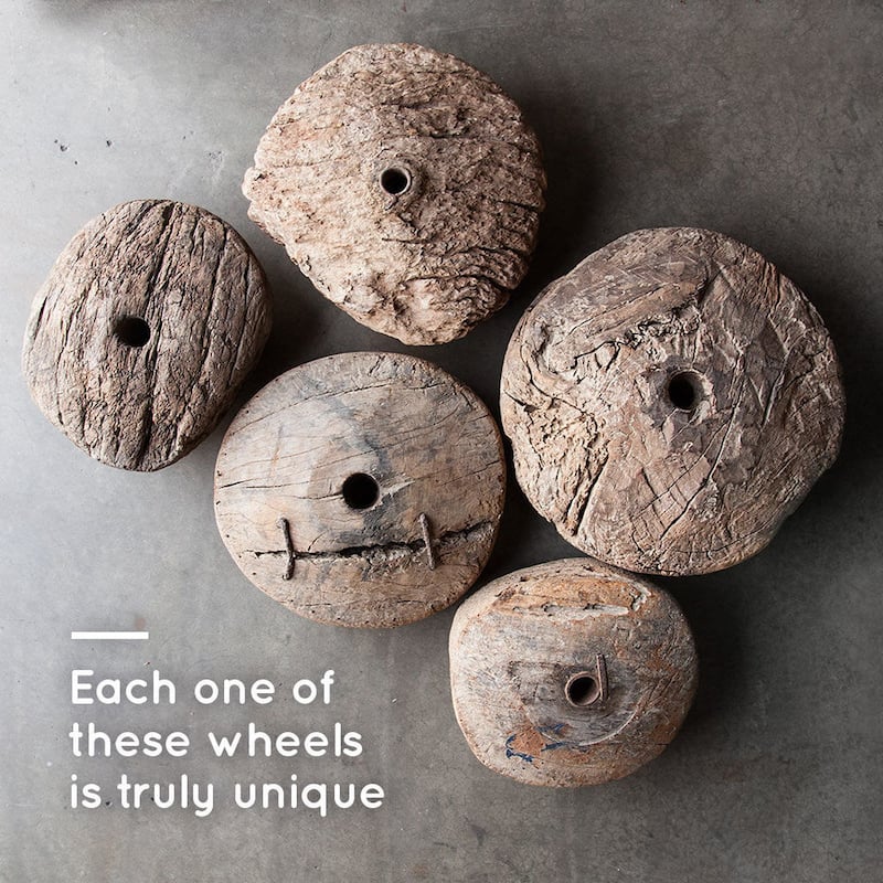 Incana Brown Wood Accent Piece - 20.0L x 4.0W x 26.0H