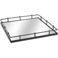 Mercana Christa Black Metal Tray