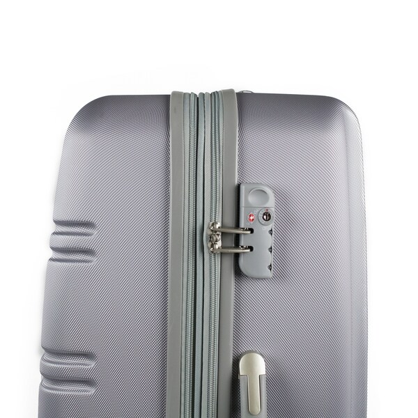 あっちゃん　ライトグレーXS AGT Plateau 30-inch TSA Lock Expandable Hardside Spinner Suitcase