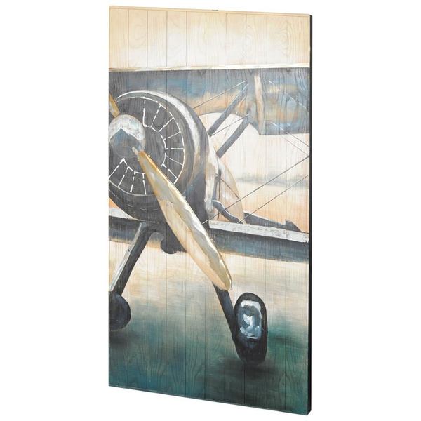 Mercana Beechcraft Yellow Wood Wall Art