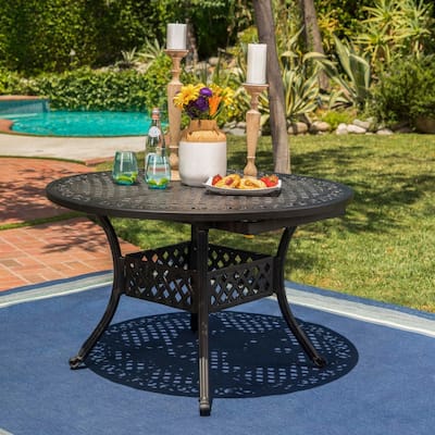 Stock Island Outdoor Oval Dining Table by Christopher Knight Home - 61.00"L x 45.70"W x 28.50"H