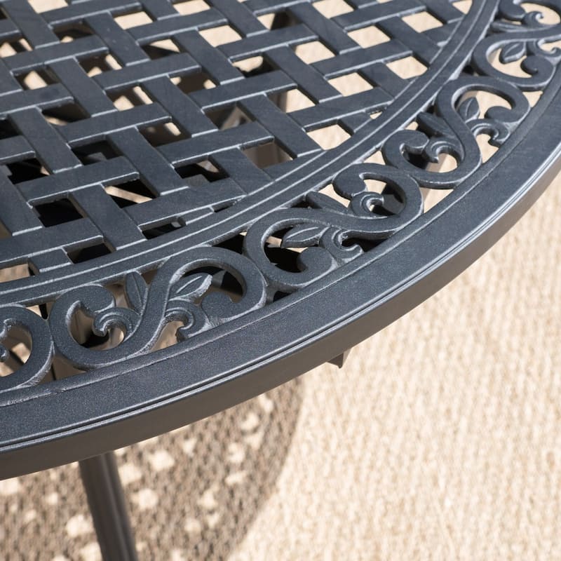 Stock Island Outdoor Oval Dining Table by Christopher Knight Home - 61.00"L x 45.70"W x 28.50"H