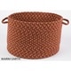 preview thumbnail 3 of 5, Ellsworth 18 inch x 12 inch Basket Brown