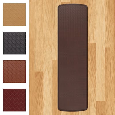 GelPro Elite Basketweave Anti-Fatigue Kitchen Comfort Runner Mat-20x72 - 1'8" x 6' Runner