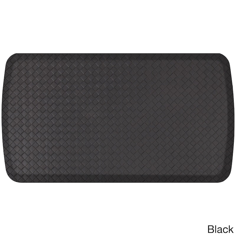 GelPro Elite Basketweave 20-inch x 36-inch Kitchen Comfort Mat - 1'8" x 3' - Black