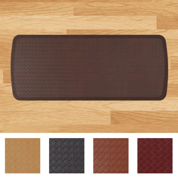  GelPro Elite Premier Gel & Foam Anti-Fatigue Kitchen Floor  Comfort Mat, 20 x 36, Basketweave Khaki : Home & Kitchen