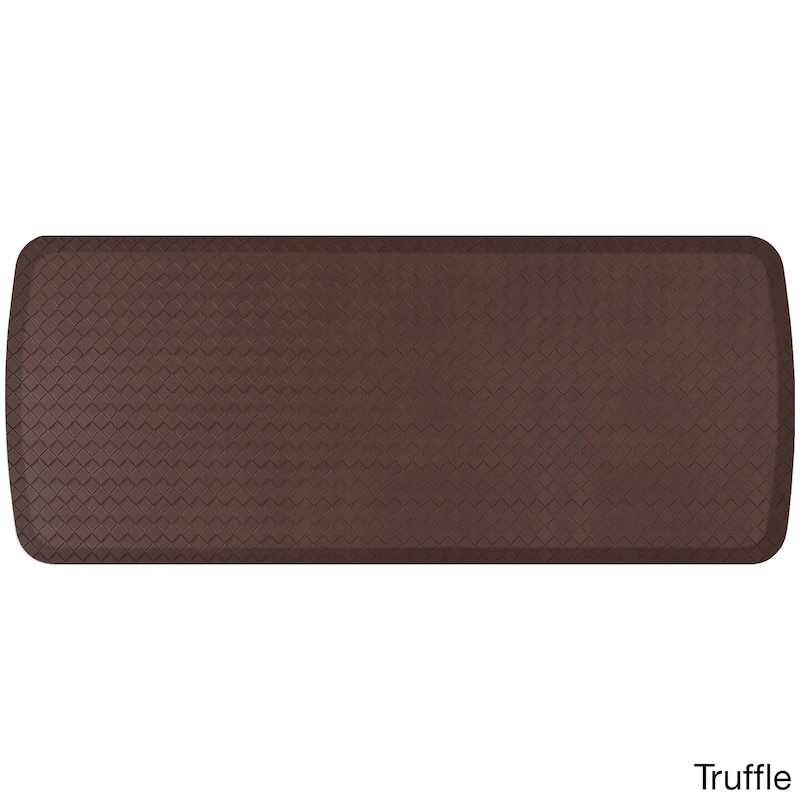 GelPro Elite Basketweave 20 x 48-inch Anti-Fatigue Kitchen Comfort Mat - 1'8" x 4' - Truffle