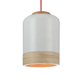 Wood Energy Efficient Pendant Lighting For Less 9 Novara Led Pendant Light In White