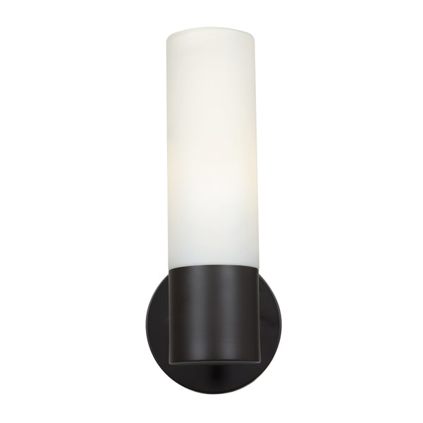 Access Lighting Eos 1 Light Bronze Wall Sconce With Opal Gl Access Lighting Eos 1 Light Bronze Wall Sconce With Opal Gl