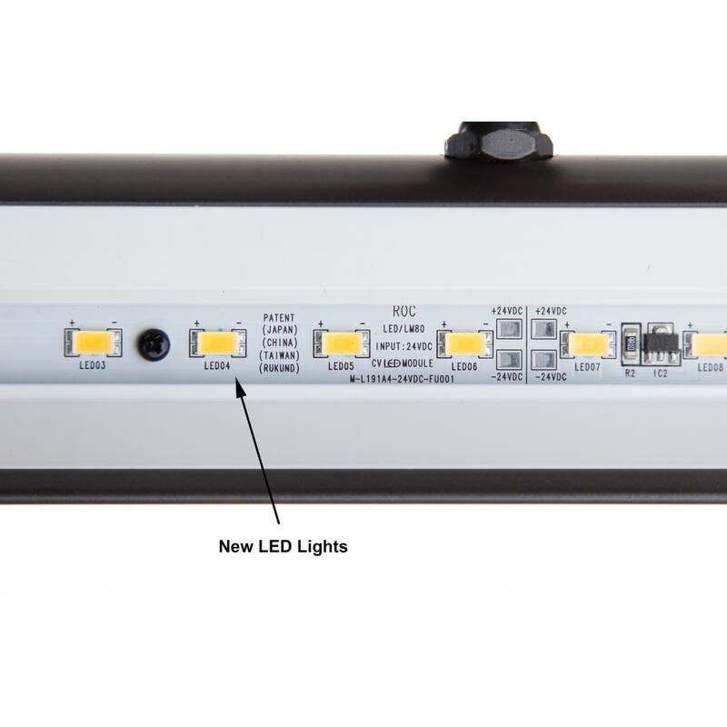 21" Tru-Slim LED Picture Light - Satin Nickel