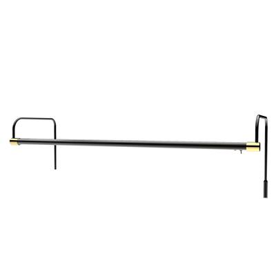 30" Tru-Slim Hardwired LED Picture Light - Black with Brass