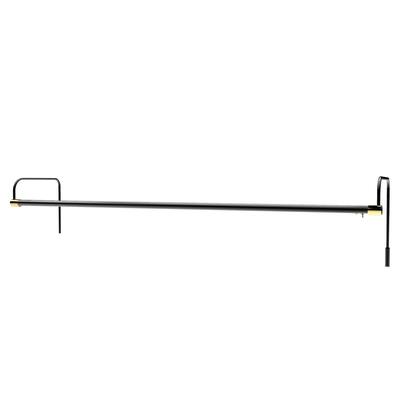 Cocoweb 43" Tru-Slim Hard Wired LED Picture Light in Black with Brass Accents - 43 Inch