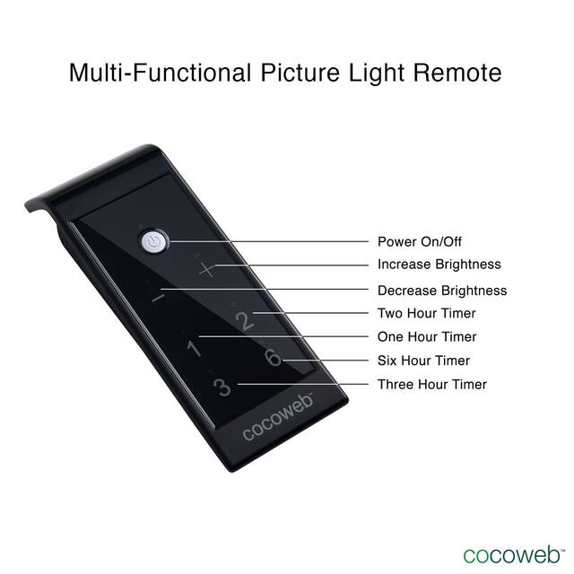 Cocoweb 12" Tru-Slim Hard Wired LED Picture Light in Copper - 12 Inch