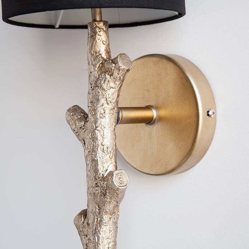 Mercana Sabinal I Gold Resin Sconce