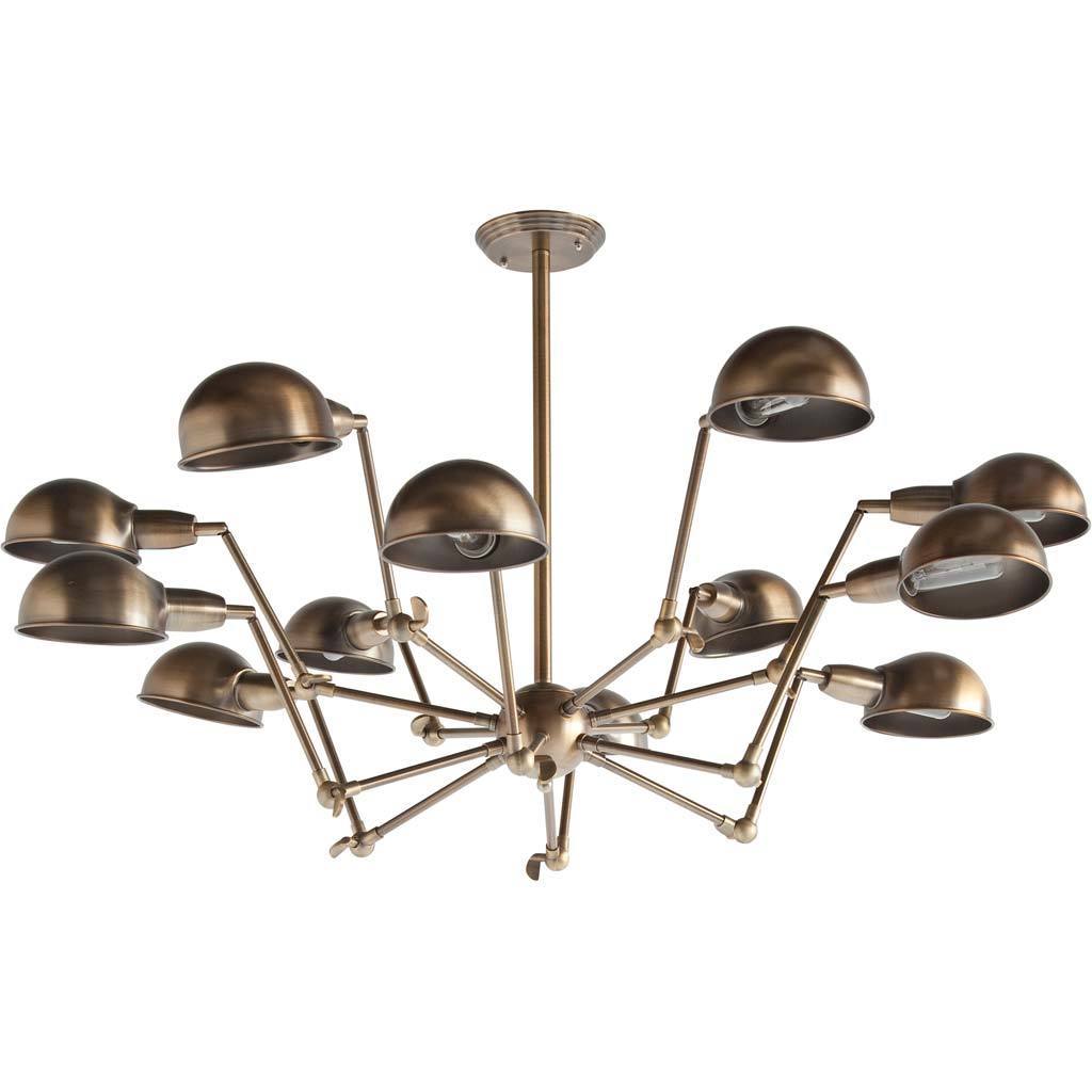 Mercana Ursidae Oil Rubbed Bronze Metal Adjustable Multiple Arm Chandelier (Chandeliar and Pendants) - Chandeliers For Bedrooms by Overstock.com