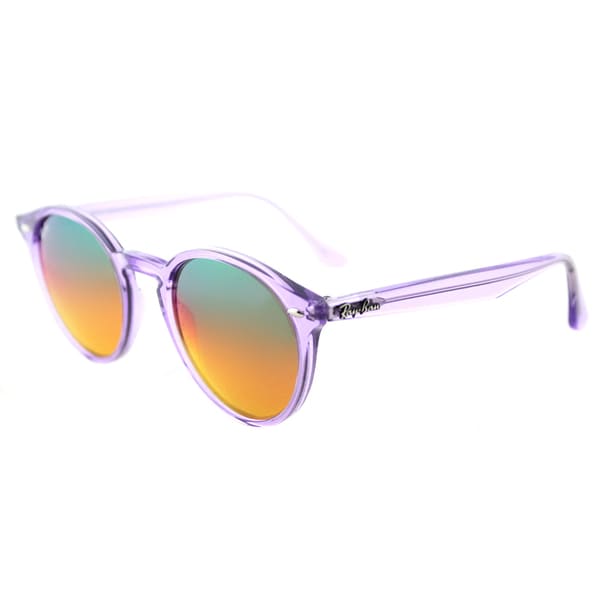 Shop Ray-Ban Round RB 2180 6280A8 Women's Shiny Violet