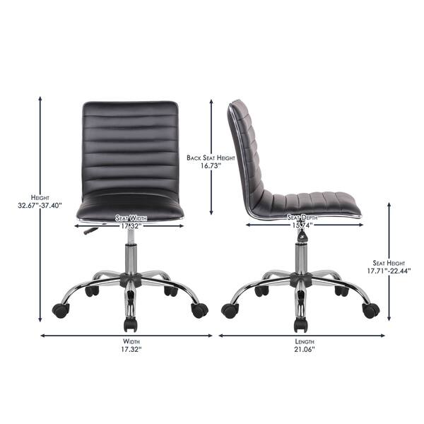 Shop Porthos Home Adjustable Lindsey Office Chair Free Shipping