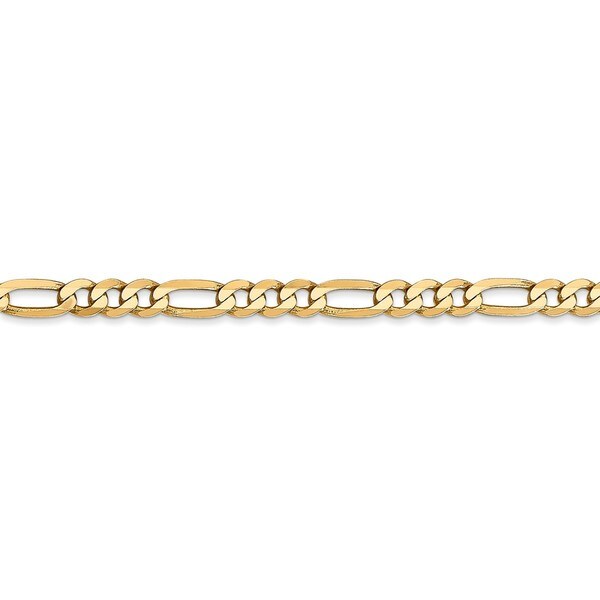 figaro bracelet 14k