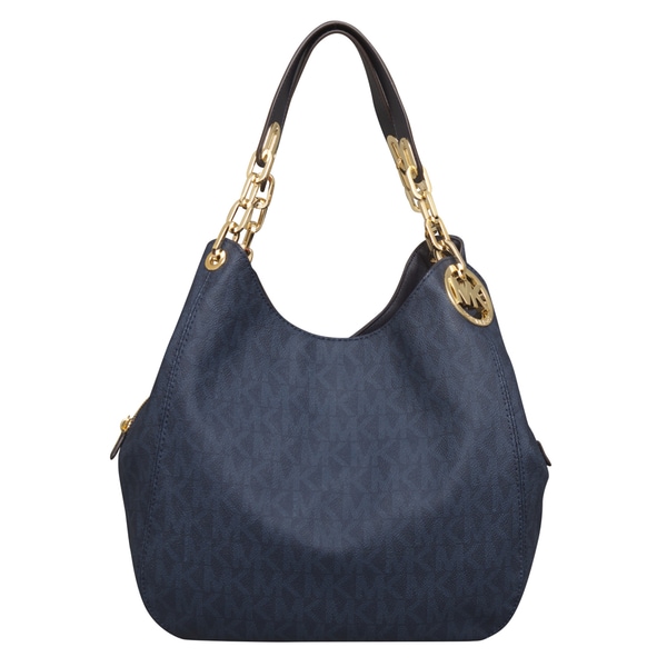 michael kors fulton purse blue