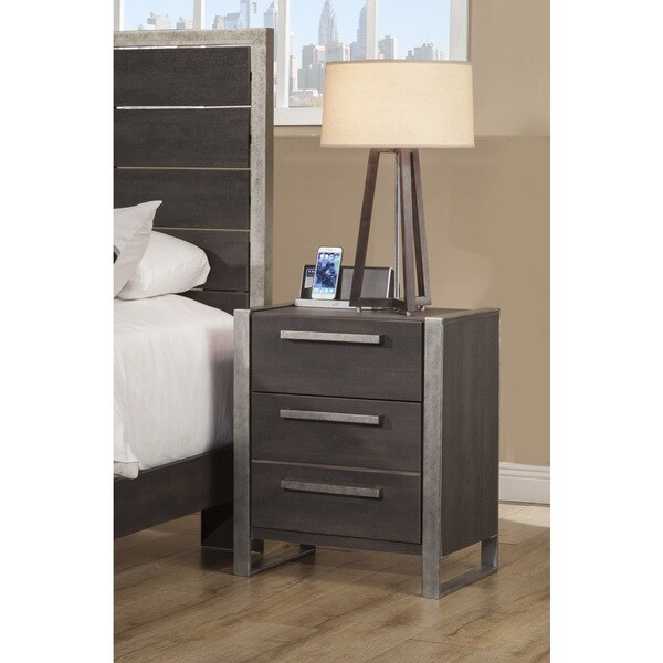 Sandberg Furniture Arts District Loft 2 Drawer Nightstand