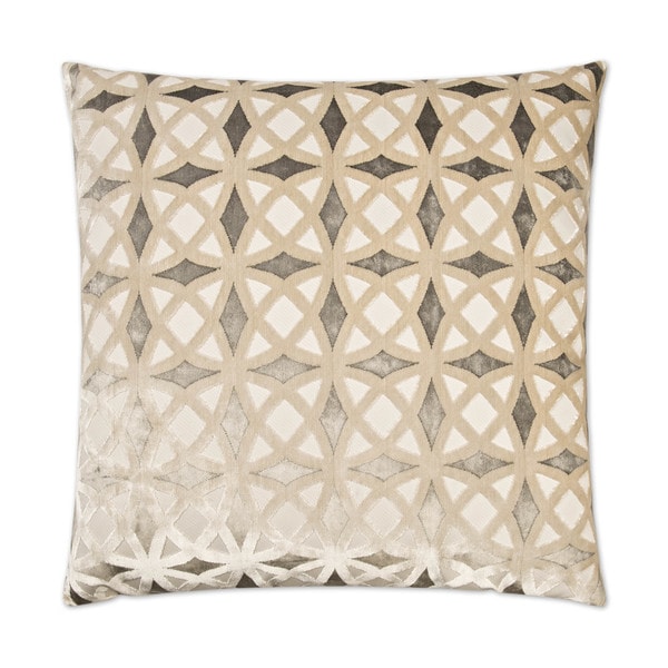 Van Ness Studio 2422-P Kraus- Platinum Decorative Throw Pillow