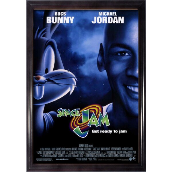 Framed Space Jam movie poster
