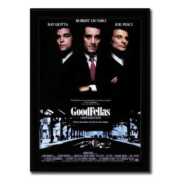 Framed Goodfellas movie poster