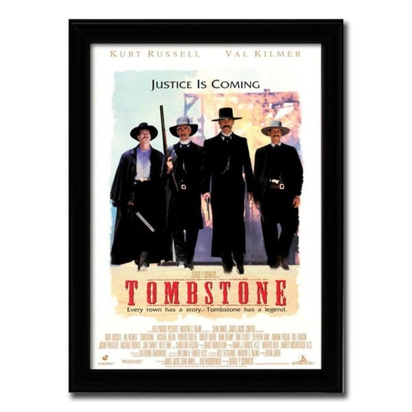 Framed Tombstone movie poster