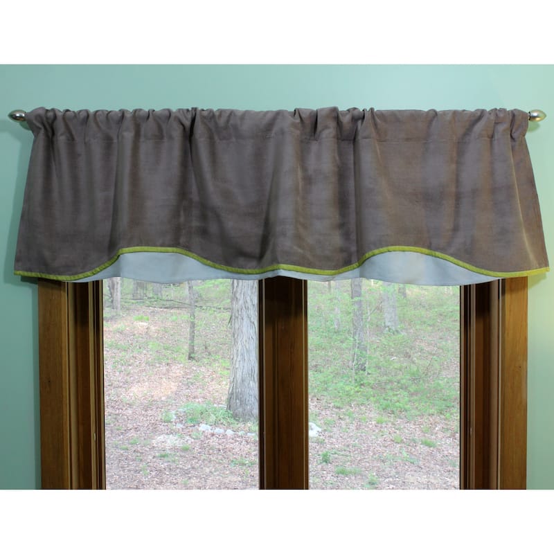 Nurture Cocoa Valances - 2 Window Saver Pack