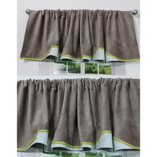 Nurture Cocoa Valances - 2 Window Saver Pack