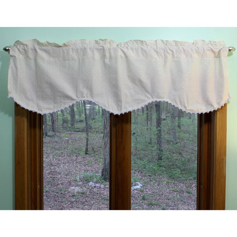 Nurture Nest Beige Valances - 2 Window Saver Pack