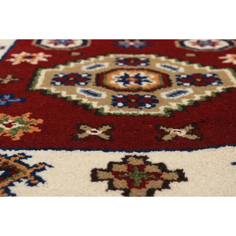 Handknotted Royal Kazak Red Wool Rug Bed Bath & Beyond 16741116