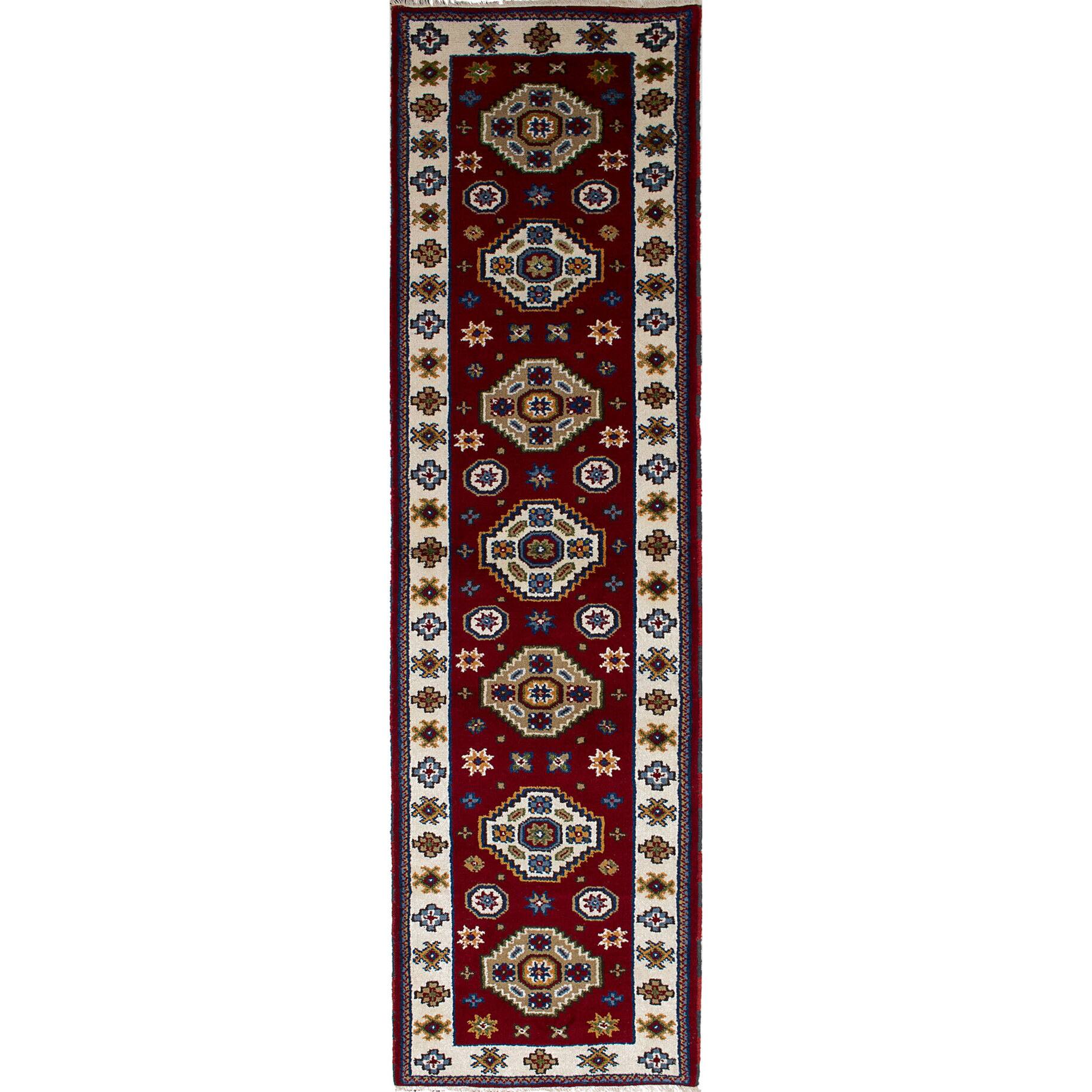 Handknotted Royal Kazak Red Wool Rug Bed Bath & Beyond 16741116