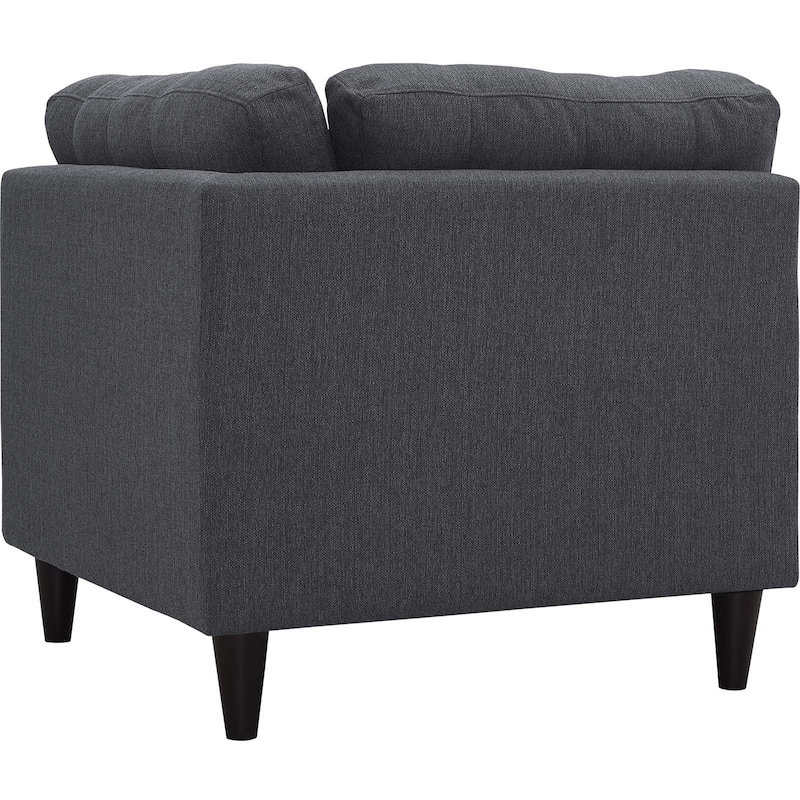 Modway Empress Upholstered Fabric Corner Sofa