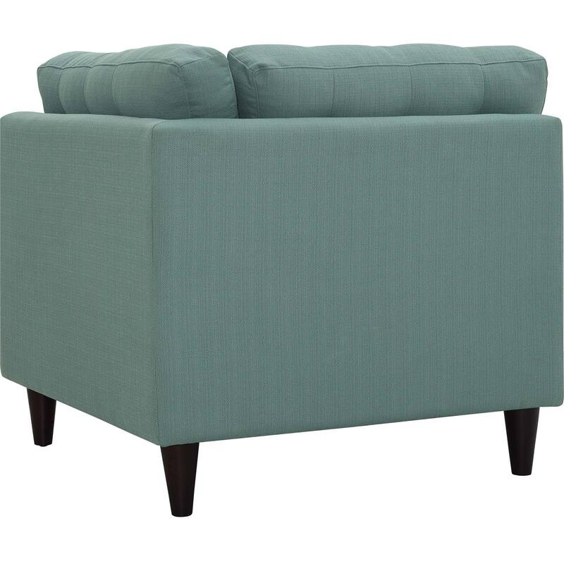 Modway Empress Upholstered Fabric Corner Sofa